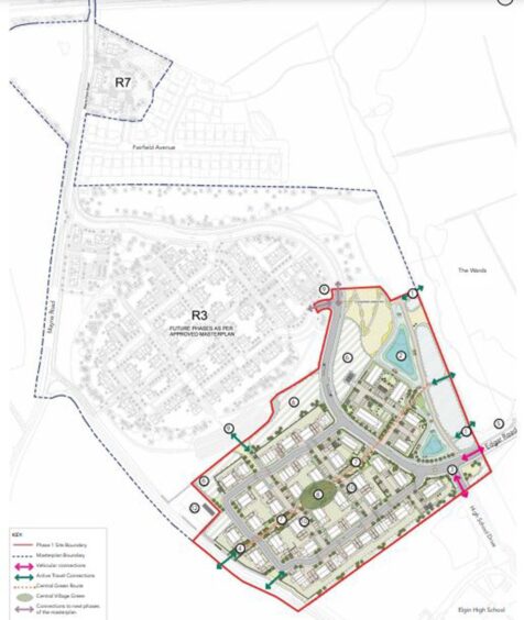 Layout of Bilbohall housing