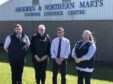 From left, Andrew Gunn, Gemma Duguid, Scott Chapman and Kirsty Strachan, pictured at Quoybrae Mart.