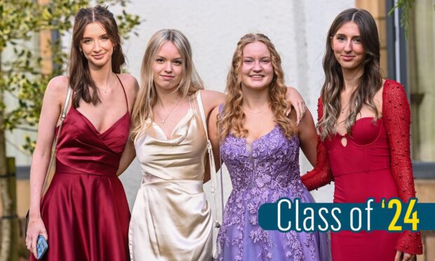 Kemnay Academy leavers' ball 2024: A night to remember, marking the end of an era and the beginning of countless new adventures. Let the celebration commence! Image: Darrell Benns/DC Thomson