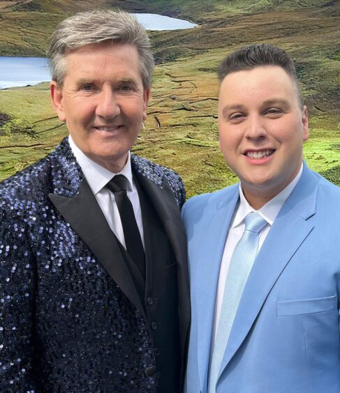 Daniel O'Donnell and Brandon McPhee together