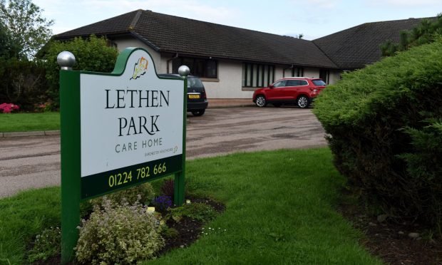 The incident happened at Lethen Park Nursing Home. Image: Kenny Elrick/ DC Thomson.