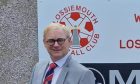 New Lossiemouth manager Eddie Wolecki Black, right, with Lossiemouth's chairman Alan McIntosh. Wolecki Black was appointed on May 19 2024.
Image: Lossiemouth FC.