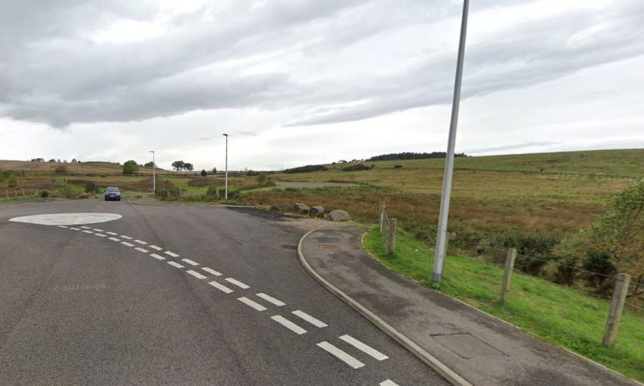 Google Maps image looking from Edgar Road across Bilbohall.