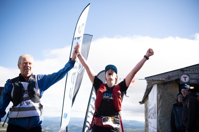 Eilidh Prise after winning the world's hardest ultra triathlon