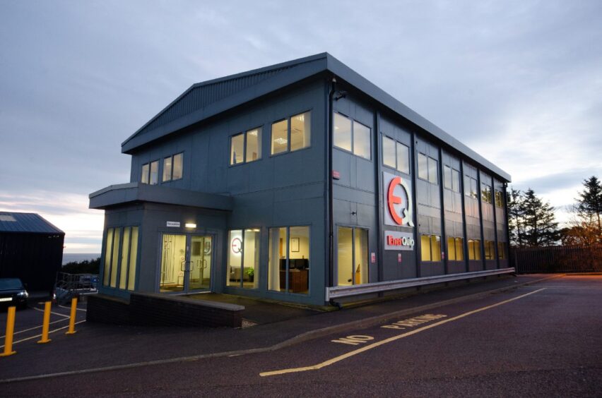 EnerQuip's global headquarters in Findon, near Aberdeen.