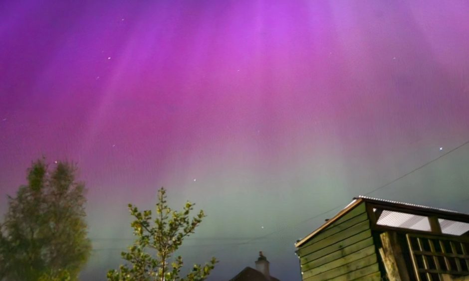 Northern Lights at Fort Augusts.