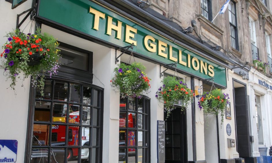 The Gellions outer signage