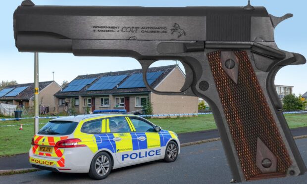 A Colt 1911 was discovered during the incident in Crimond. Image: Colt / Jasperimage