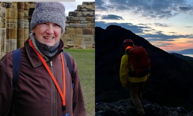 Mary Molloy and Lochaber MRT on Rum.