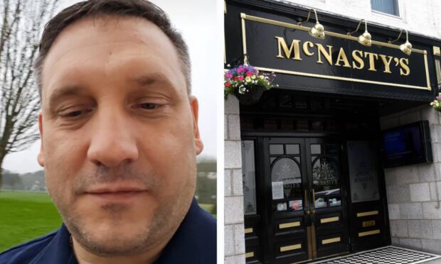 Aberdeen bouncer shoved Christmas reveller to ground and caused serious brain injury