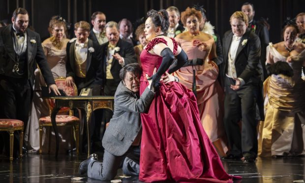 Hye-Youn Lee as Violetta Valery in La traviata