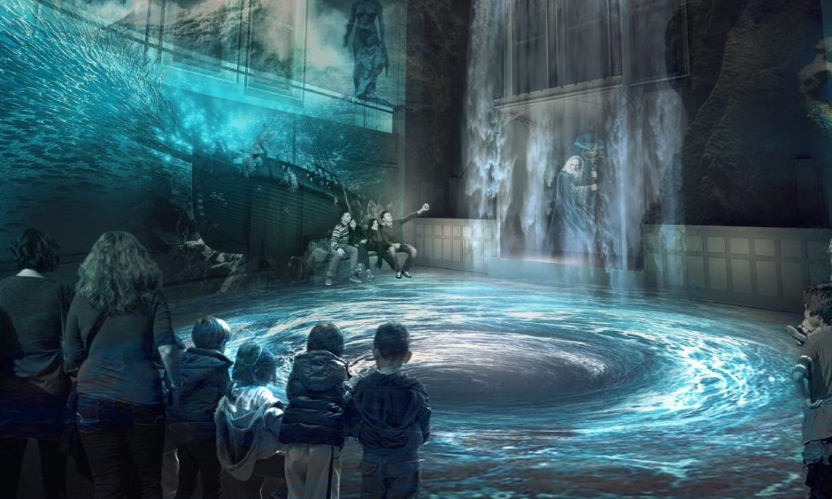 Artist's impression of the new immersive Inverness Castle experience