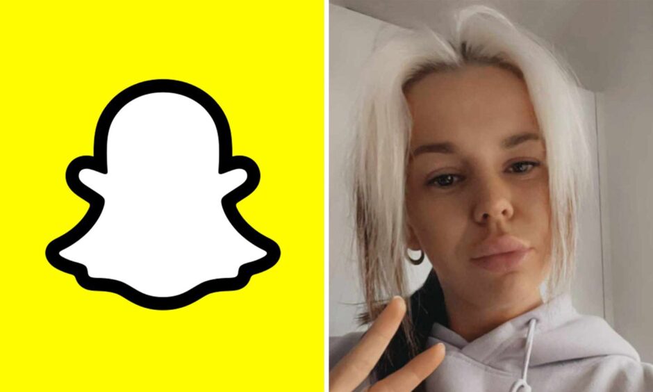 Jemma Simpson used snapchat to send the threatening messages. 