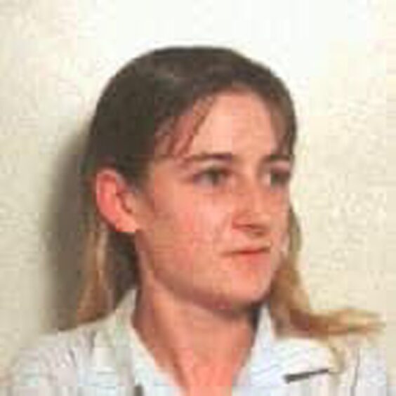 Teenage Julie, in police custody.