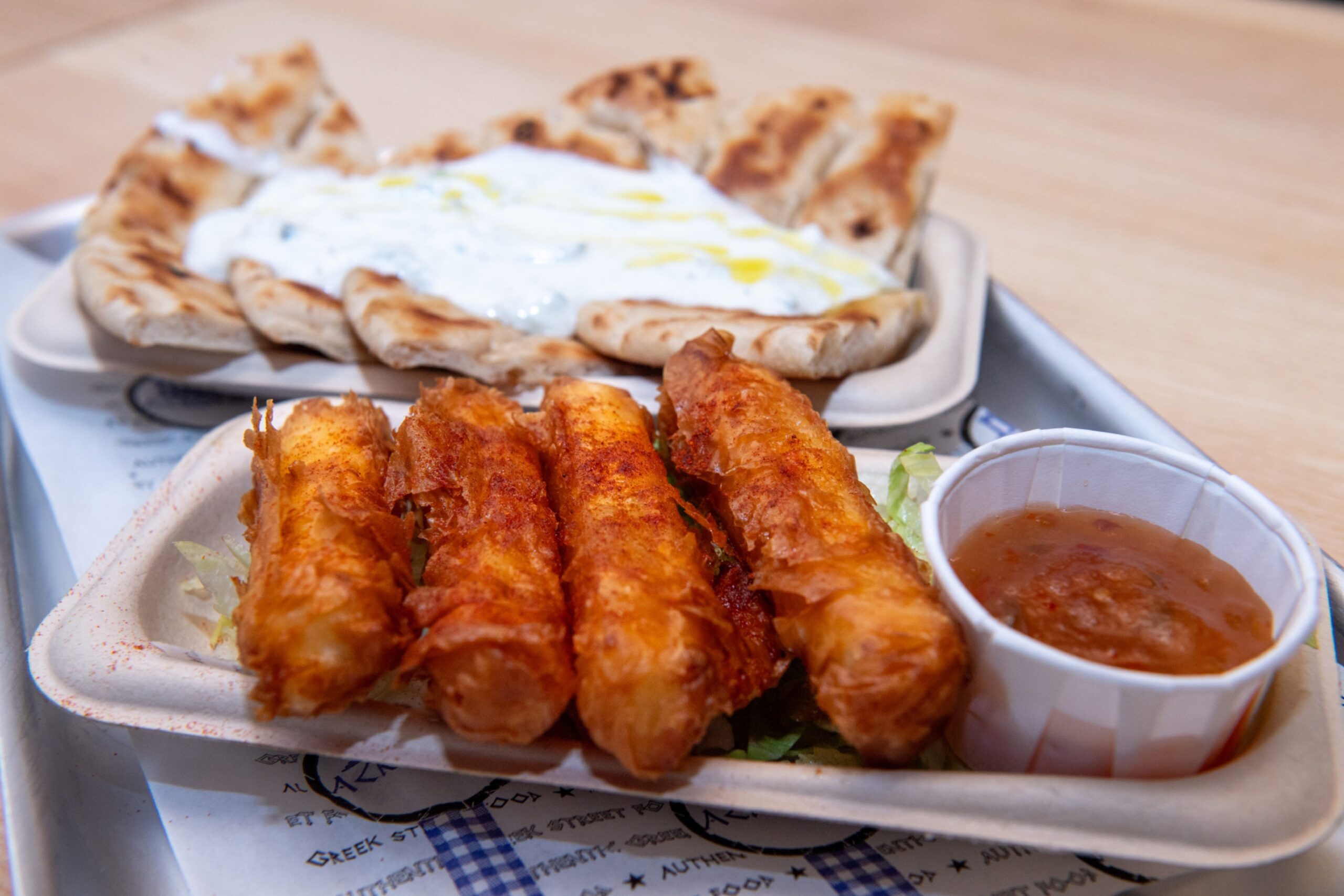 Halloumi rolls from Acropolis in aberdeen