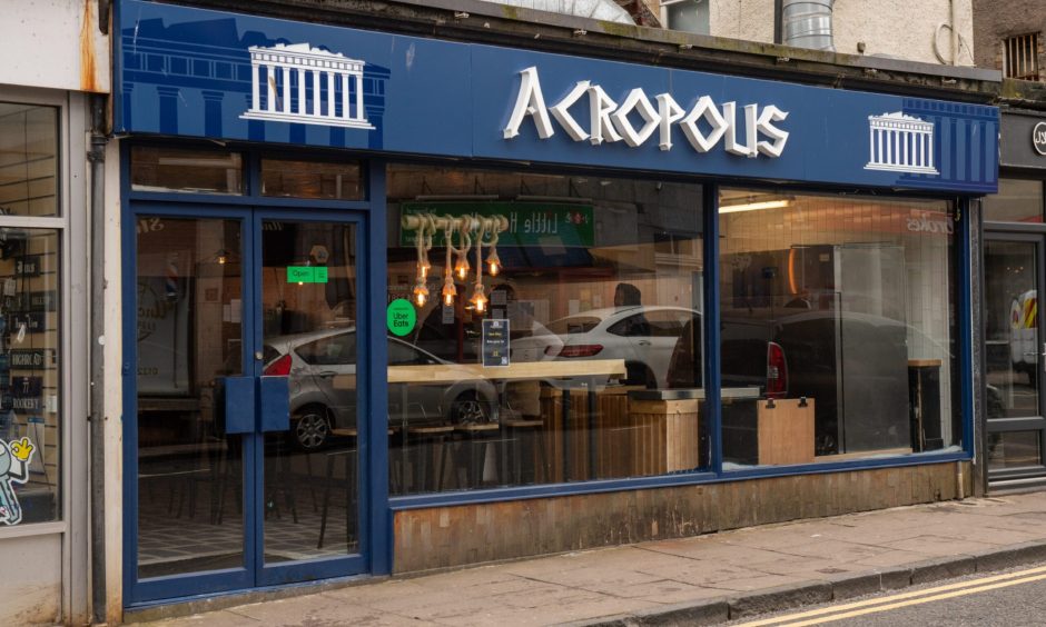 The Greek food street vendor said he could "see it coming" when Resident X closed. Image: Kenny Elrick/DC Thomson