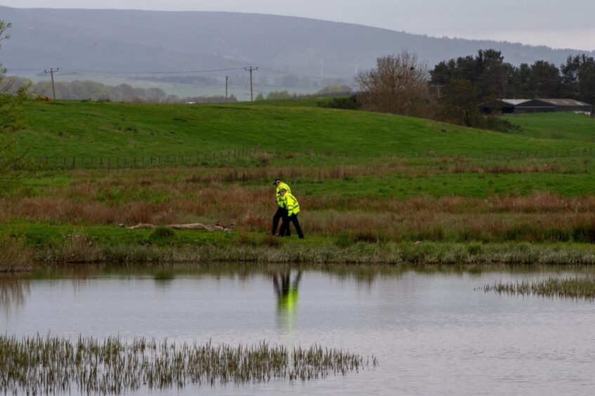 Police at River Don