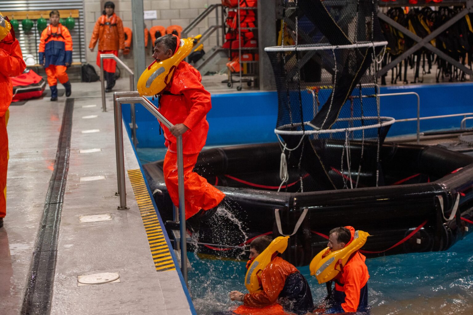 Fishermen attend safety course in Aberdeen designed to save lives