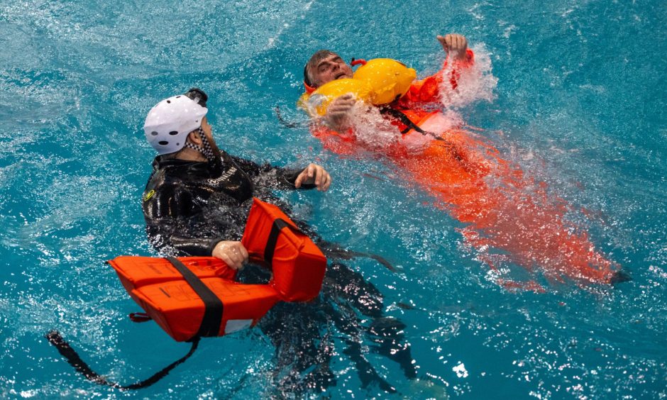 Man Overboard (MOB) Awareness Course in Aberdeen.