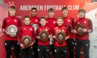 The age-group award winners for season 2023/24 from Aberdeen FC's Youth Academy. Image: Kath Flannery/DC Thomson.