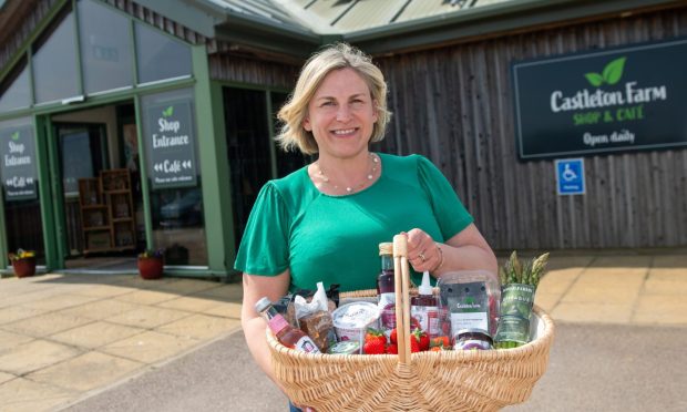 Sally Adam, pictured, is planning to attend local events in her new trailer this summer. Image: Scott Baxter/DC Thomson