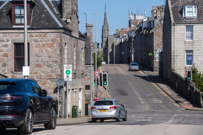 Bon Accord Street is another road which could see its limit changed. Image: Kath Flannery/DC Thomson