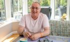 Roy Mearns at home in Inverurie. The 67-year-old is keeping his spirits high despite his incurable cancer. Image: Kath Flannery/DC Thomson