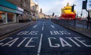 Local figures react to news that Aberdeen city-centre footfall dropped after the introduction of bus gates. Image: Kath Flannery/DC Thomson