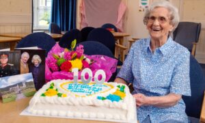 Marjory Bruce on her 100th birthday