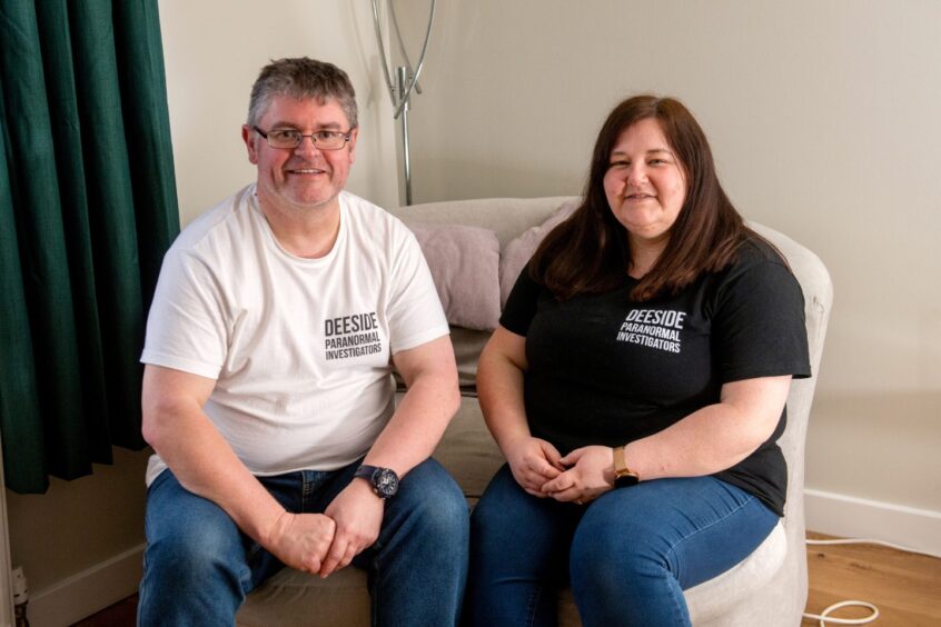 Ian Pennington and Julie Reid at home 