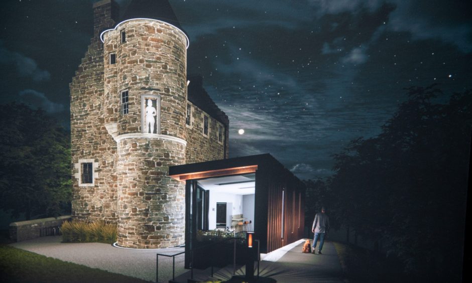 An artists impression of what could be with the Wallace Tower. 