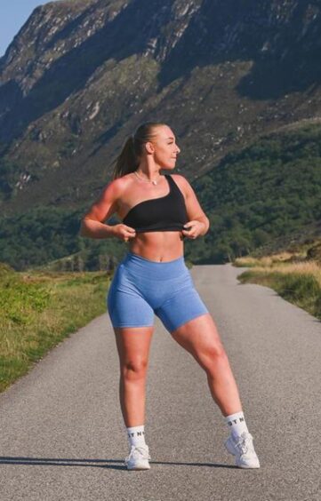 Aberdeen health and fitness influencer Lois Simpson.