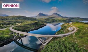 Kylesku Bridge in north-west Scotland is just one lasting example of the power and success of Highland Regional Council. Image: Cain images/Shutterstock