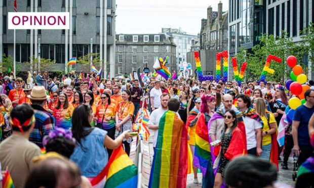 Grampian Pride 2024 will take place on Saturday May 25. Image: Wullie Marr/DC Thomson