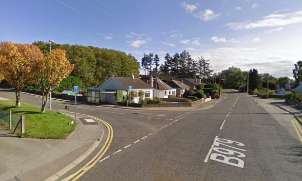 Malcolm Road in Peterculter as seen on Google Maps street view