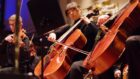 Cello player at the National Youth Orchestra of Scotland