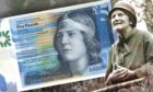 Nan Shepherd's image on the RBS £5 note.