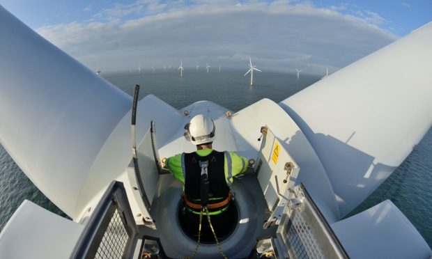 Offshore wind turbines like this one are seen as a potential Scottish supply chain bonanza.