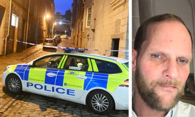 Steven Johnson died following the incident on Aberdeen's Carmelite Lane. Image: DC Thomson / Police Scotland