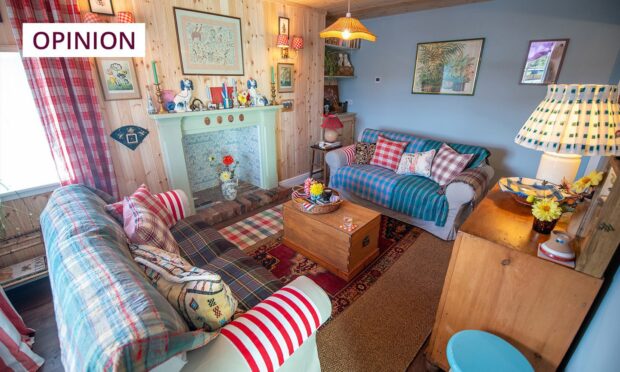 Quiney Cottage in Banchory impressed the judges on Scotland's Home of the Year. Image: IWC Media/BBC Scotland.