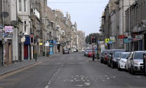 The assault and robbery happened on George Street, Aberdeen. Image: Kath Flannery/DC Thomson.
