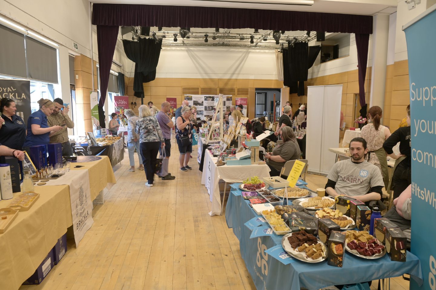 Another image inside the Nairn Community and Arts Centre.