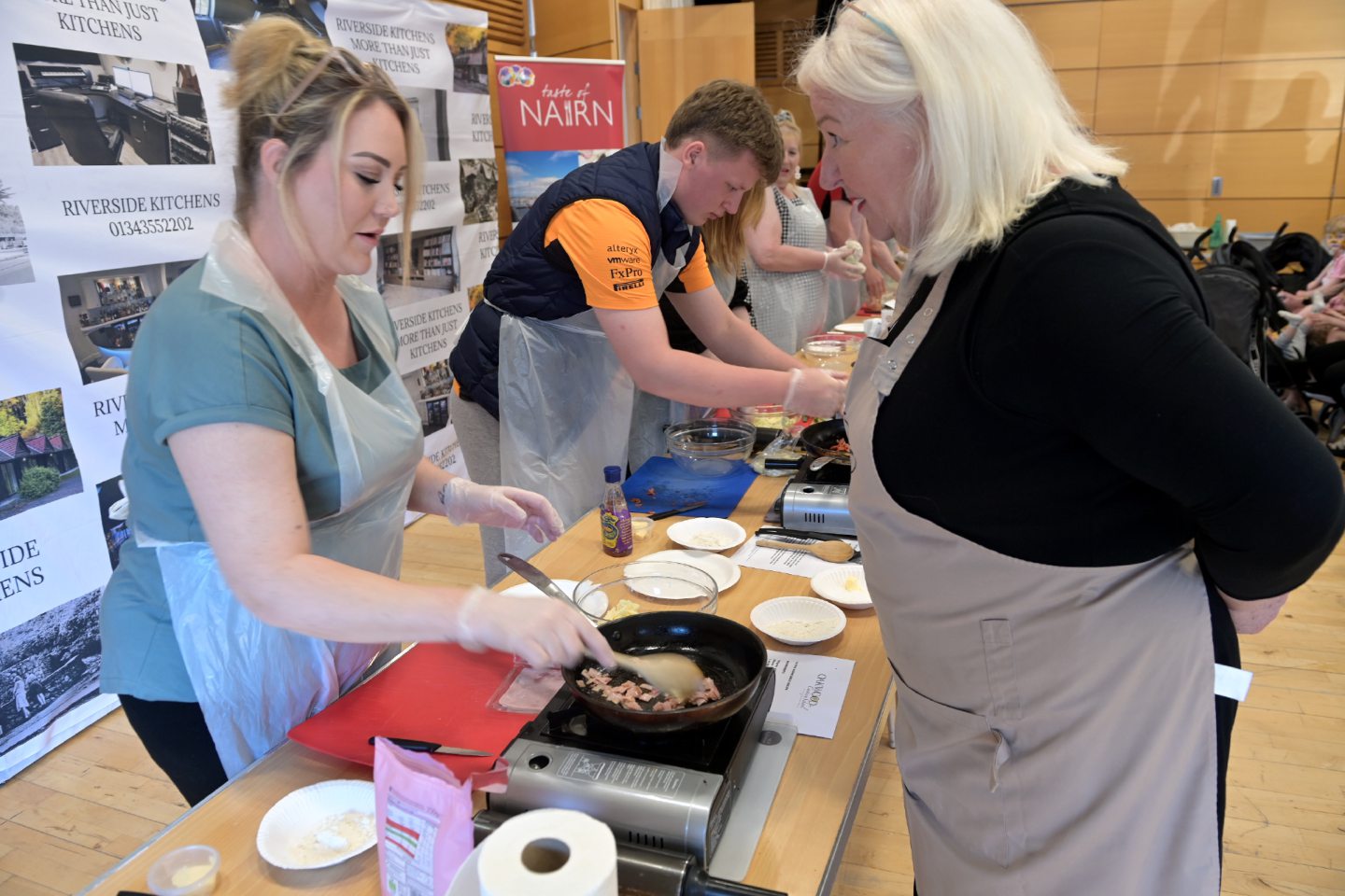 The World Tattie Scone Contest in full swing at Taste of Nairn 2024.