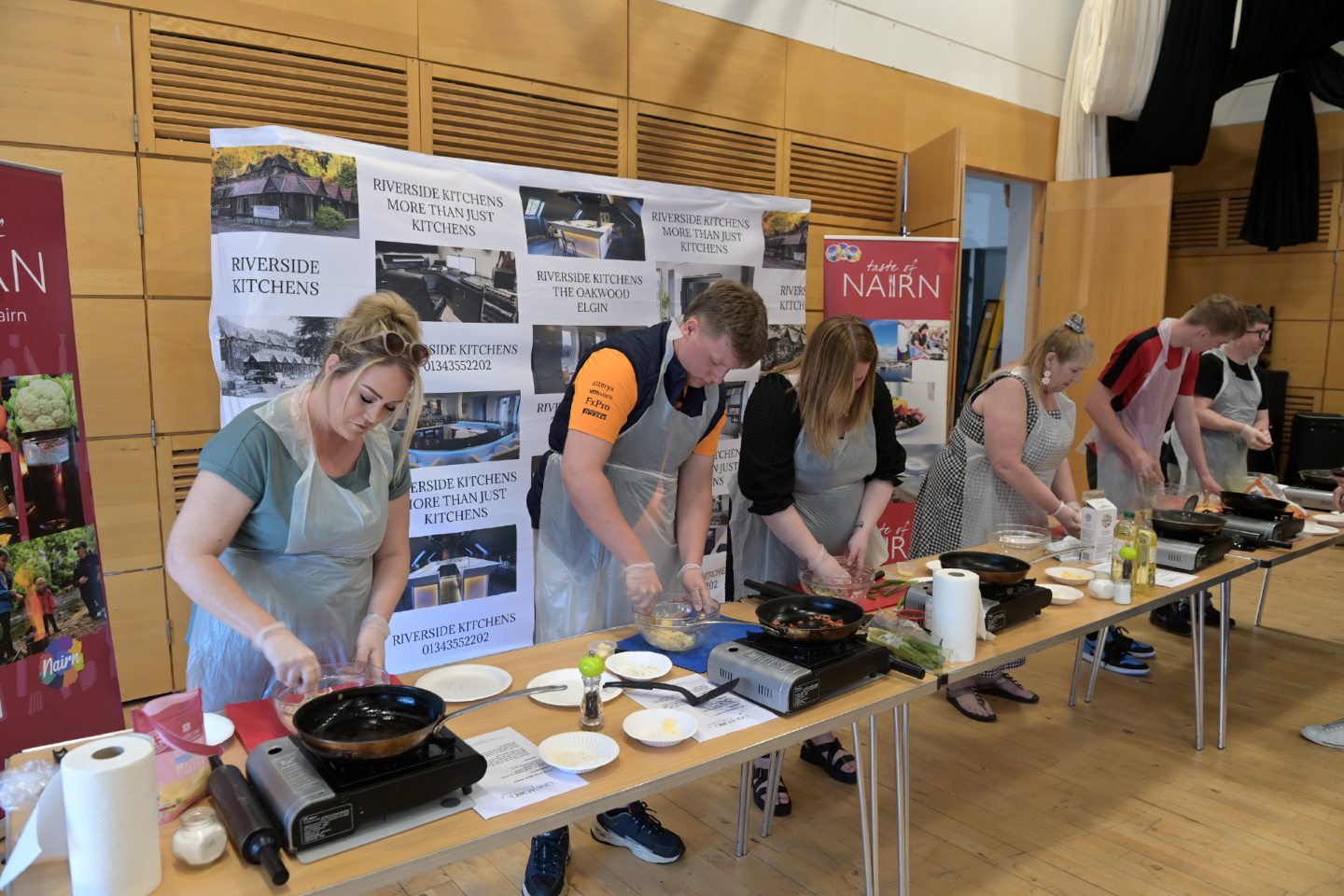 One of the heats for the World Tattie Scone Contest.