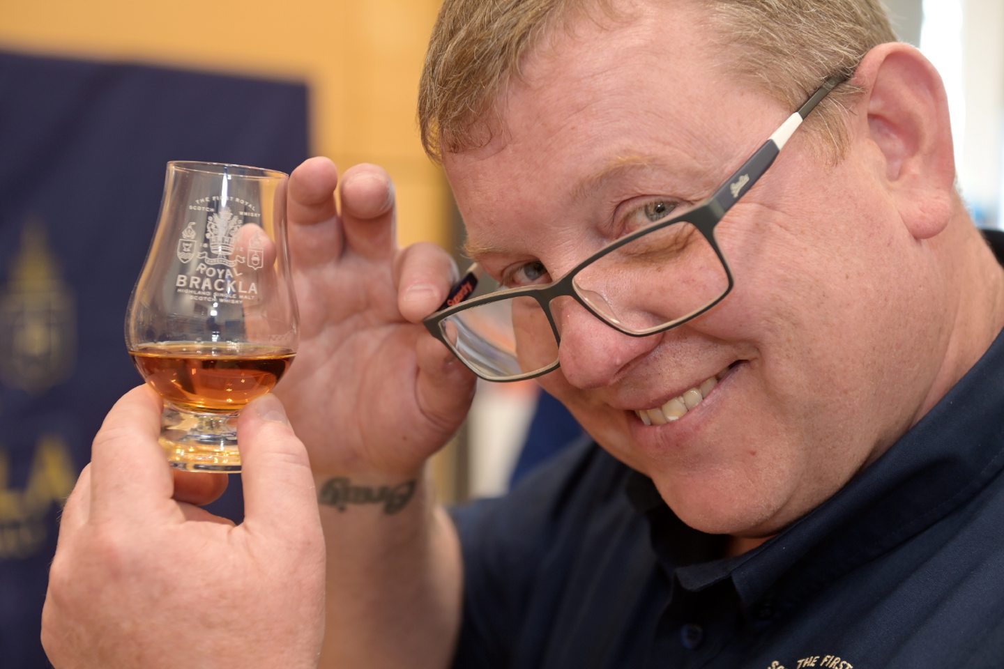 Keith Brian, distillery manager at the Royal Brackla Distillery.