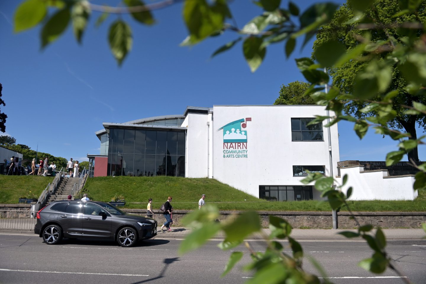 Exterior of Nairn Community & Arts Centre ahead of Taste of Nairn 2024.