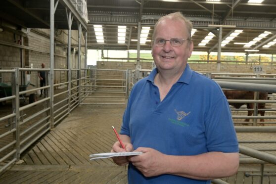 Iain has been described as a stalwart of the auctioneering company. Picture by Sandy McCook/DC Thomson