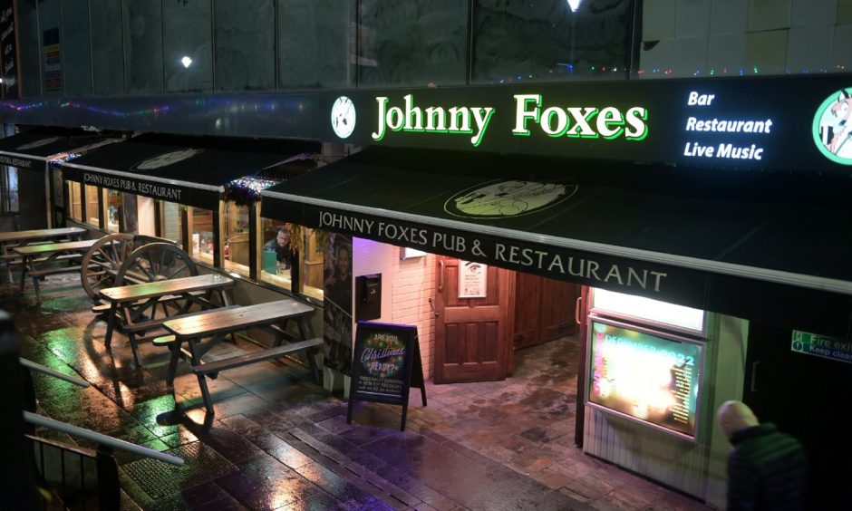 Johnny Foxes, live music pub in Inverness