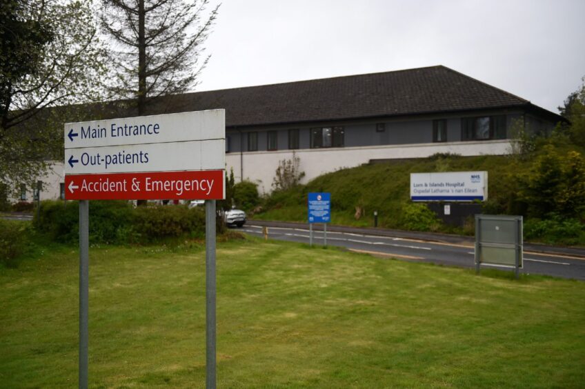 Lorn and Islands Hospital in Oban. 