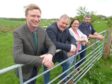 From left, Perth Show chairman David Barclay, with vice-chairman Phil Murrie, secretary Jen Leslie, and junior vice-chairman Jock Wilkie.